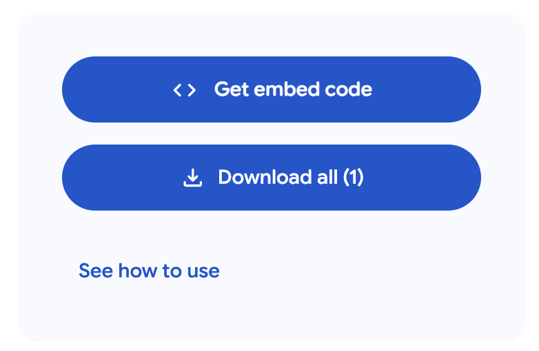 Google Fonts embed code showing link tags with font URLs